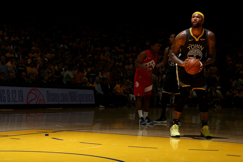 DeMarcus Cousins of the Golden State Warriors