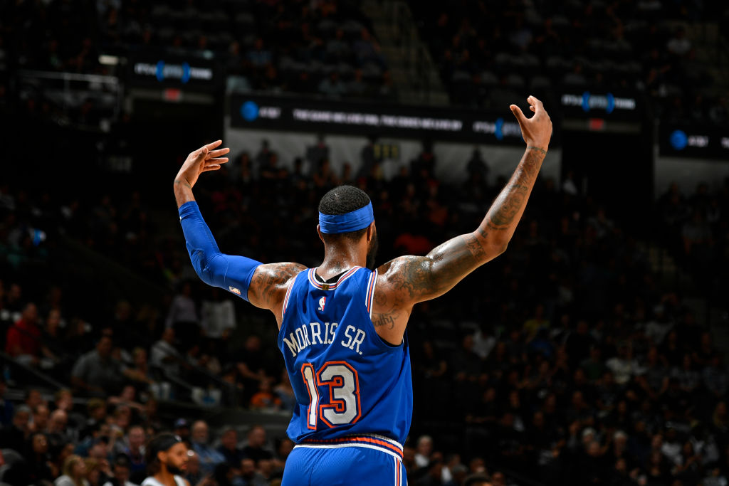 Marcus Morris of the New York Knicks