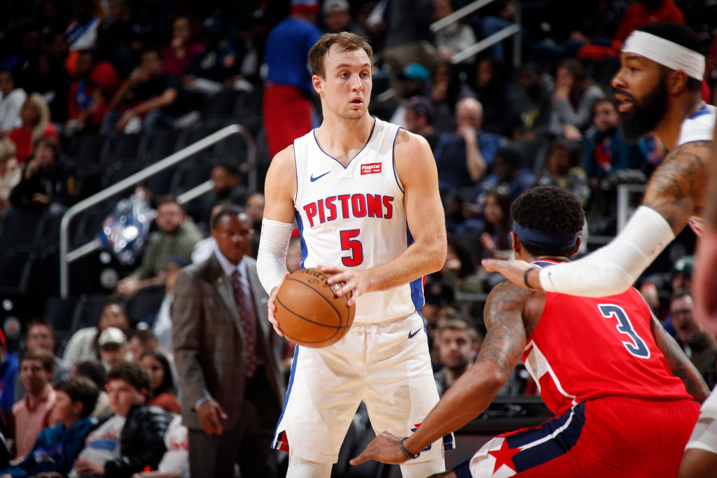 Luke Kennard of the Detroit Pistons