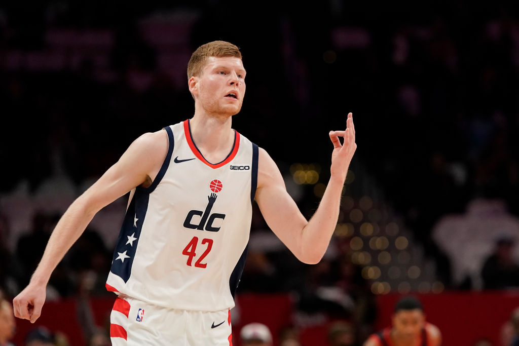 Davis Bertans of the Washington Wizards