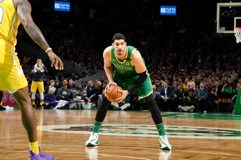 Enes Kanter of the Boston Celtics