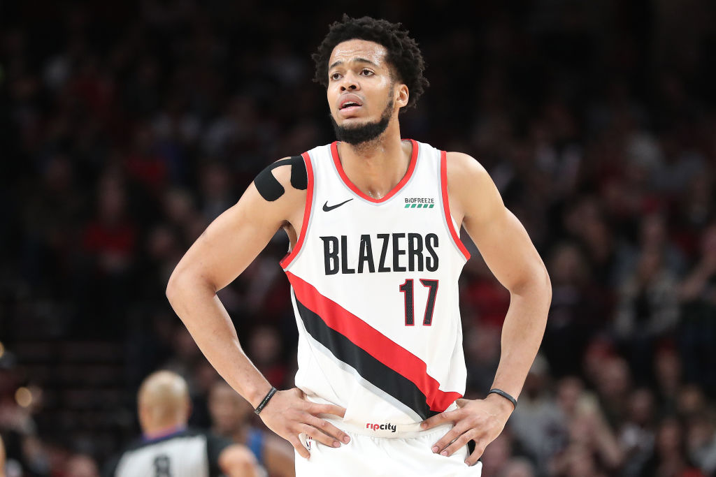 Skal Labissiere of the Portland Trail Blazers