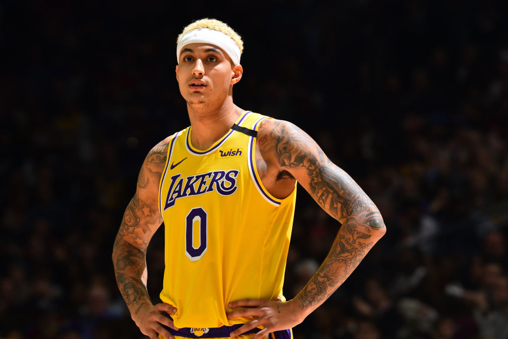 Kyle Kuzma of the Los Angeles Lakers