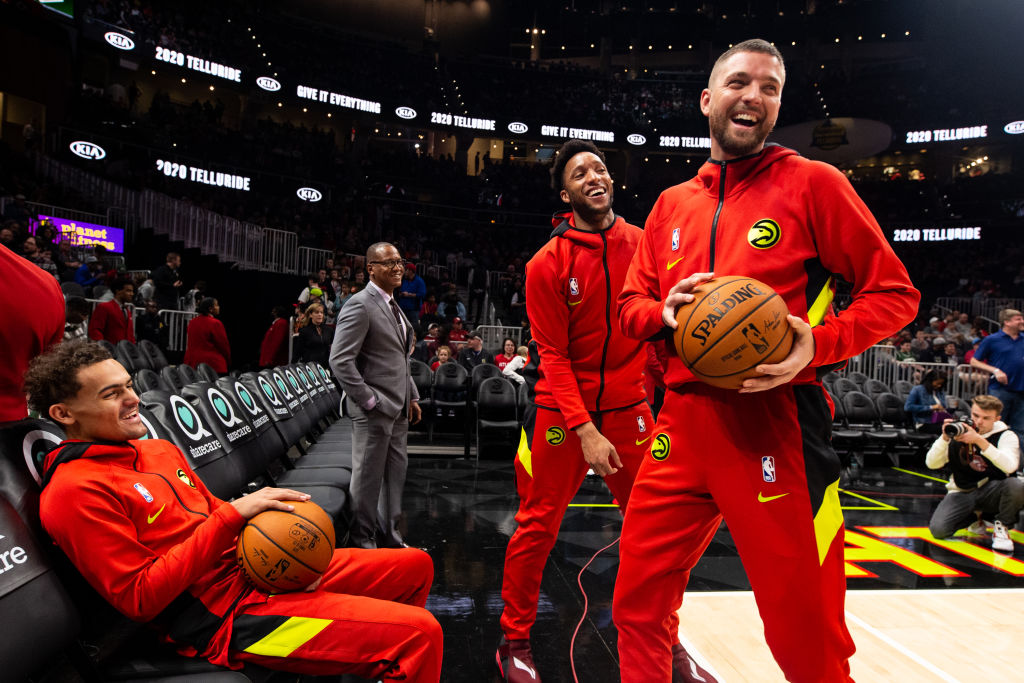Chandler Parsons of the Atlanta Hawks