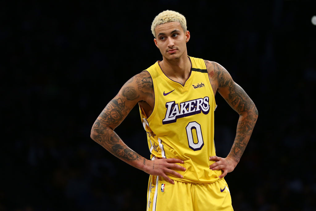 Kyle Kuzma of the Los Angeles Lakers