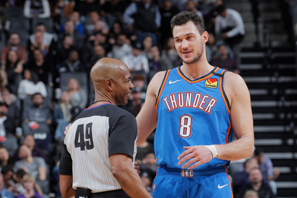 Danilo Gallinari of the Oklahoma City Thunder