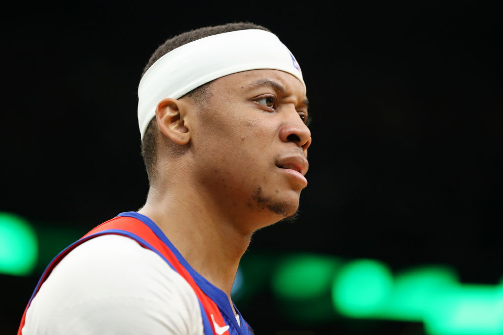Tim Frazier of the Detroit Pistons