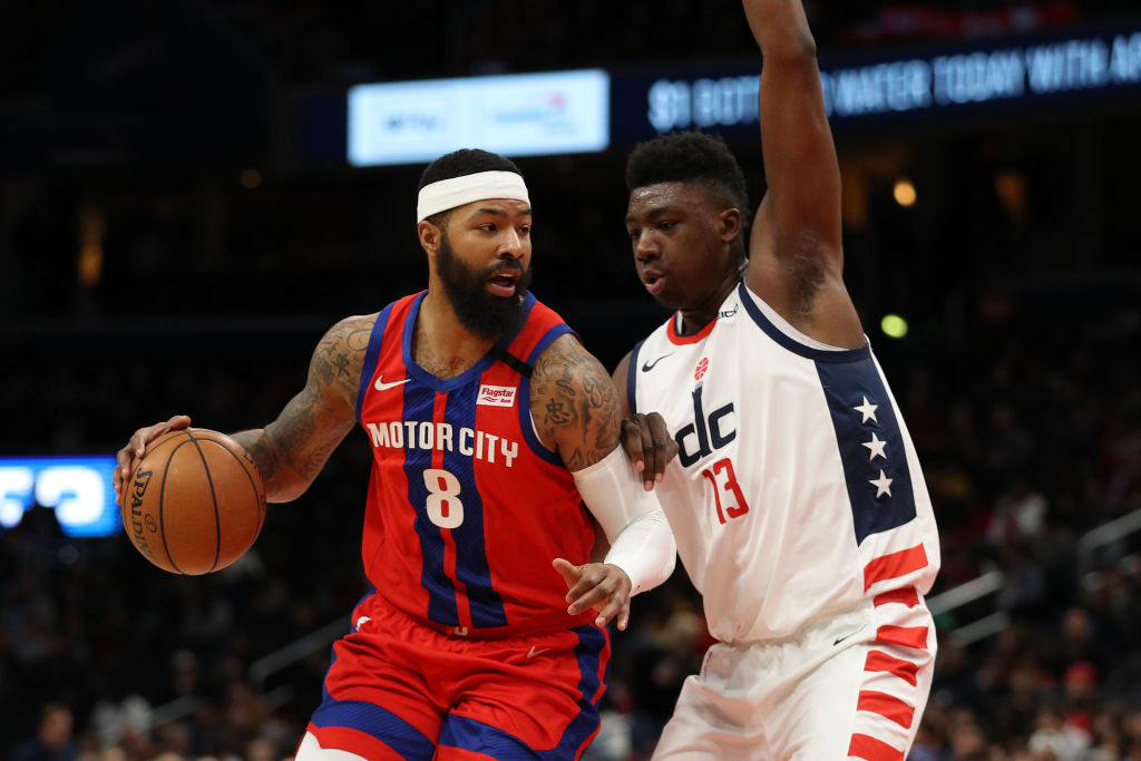 Markieff Morris of the Detroit Pistons
