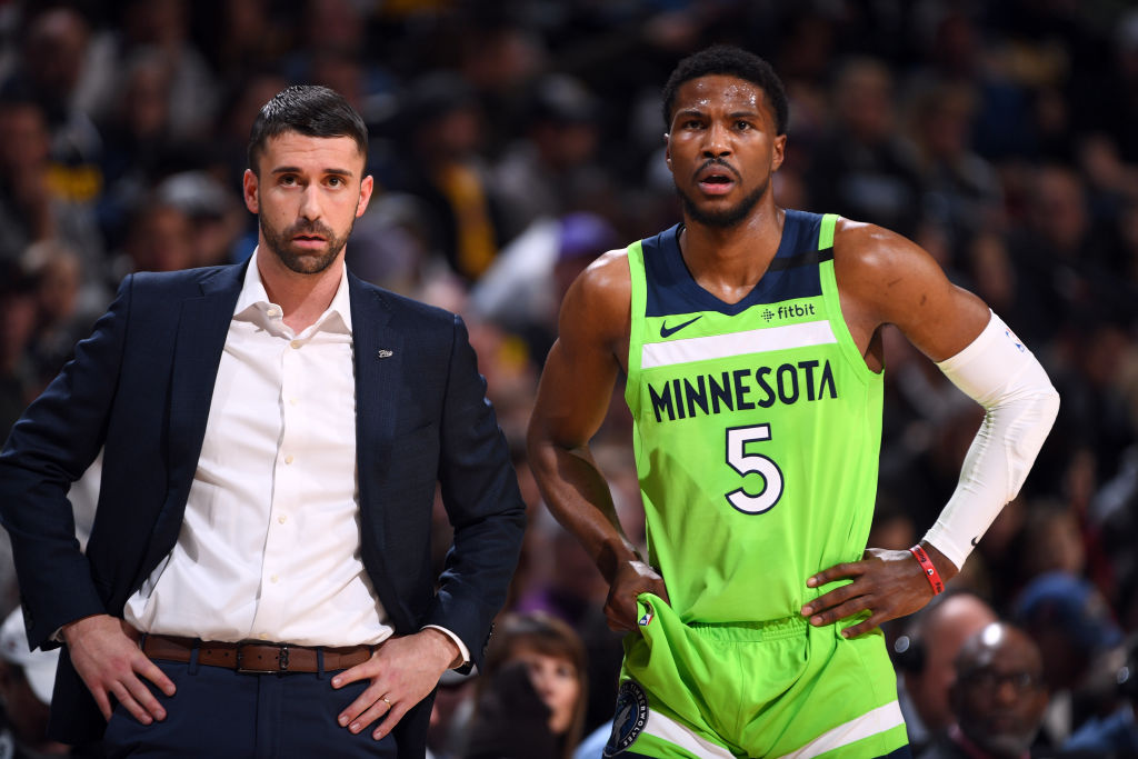 Malik Beasley of the Minnesota Timberwolves