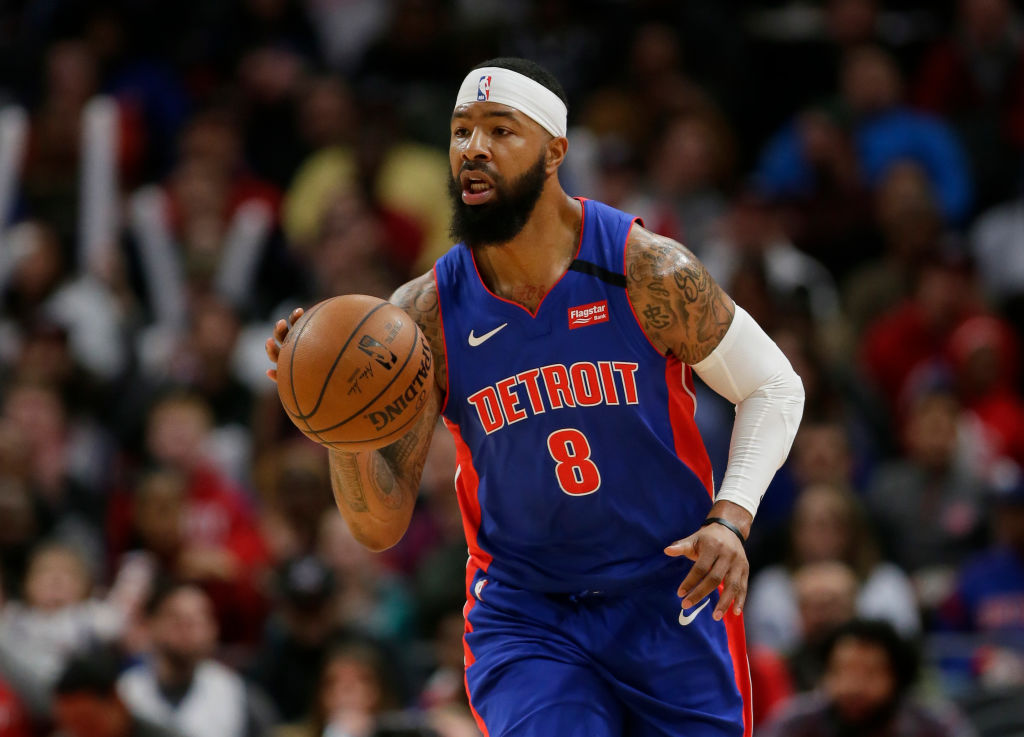 Markieff Morris of the Detroit Pistons
