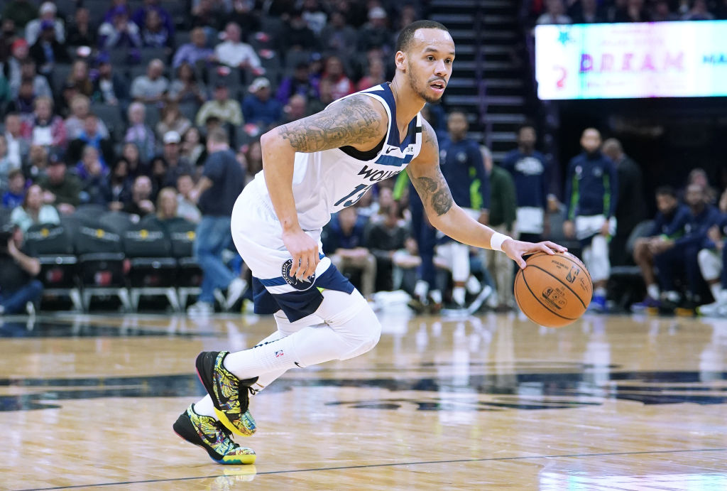 Shabazz Napier of the Minnesota Timberwolves