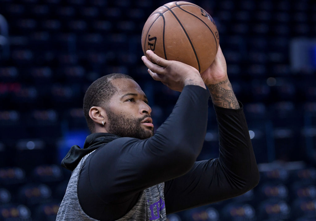 DeMarcus Cousins of the Los Angeles Lakers