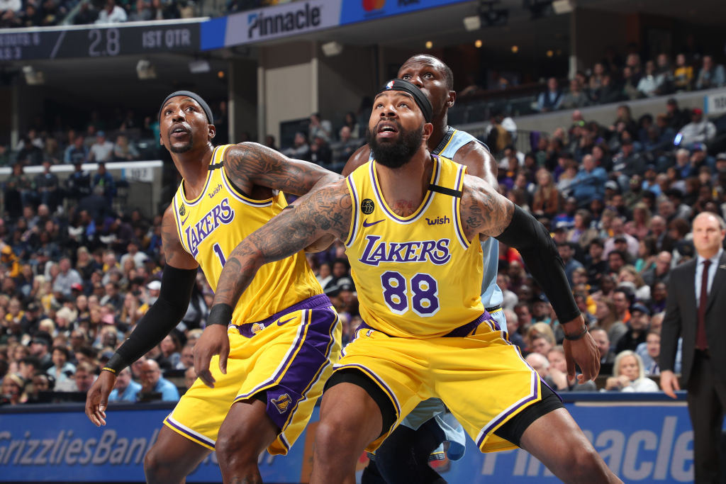 Markieff Morris of the Los Angeles Lakers
