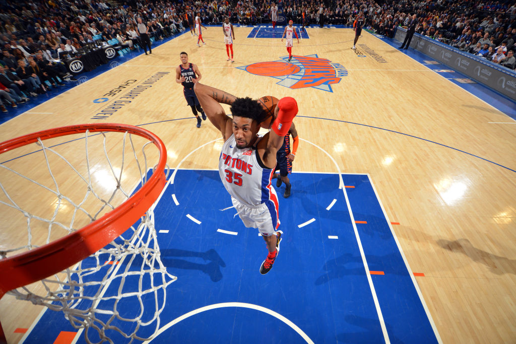 Christian Wood of the Detroit Pistons