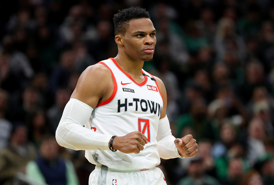 russell westbrook rockets post up