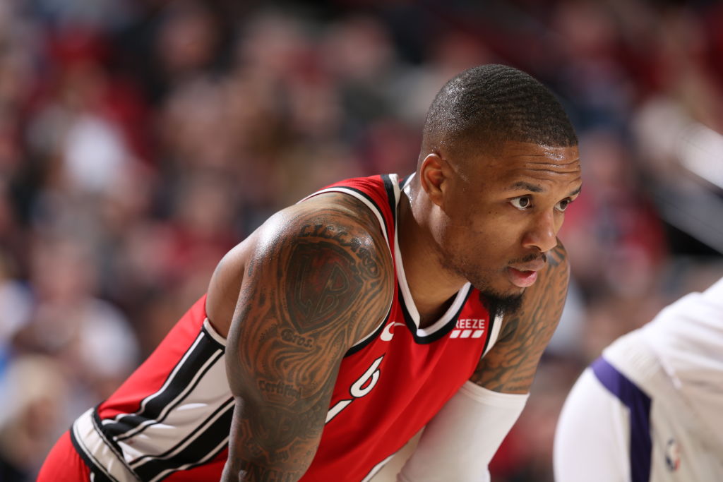 Damian Lillard of the Portland Trail Blazers