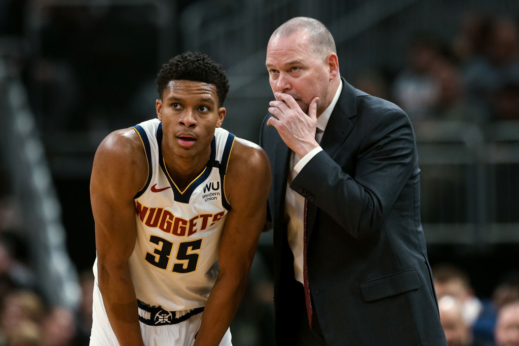 PJ Dozier of the Denver Nuggets