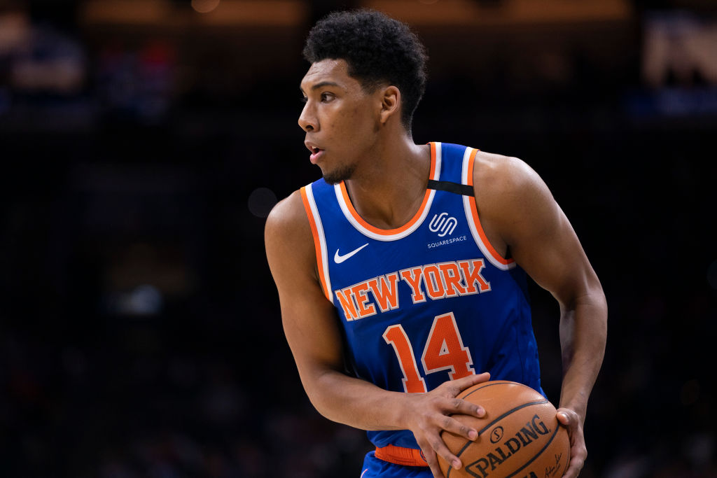 Allonzo Trier of the New York Knicks