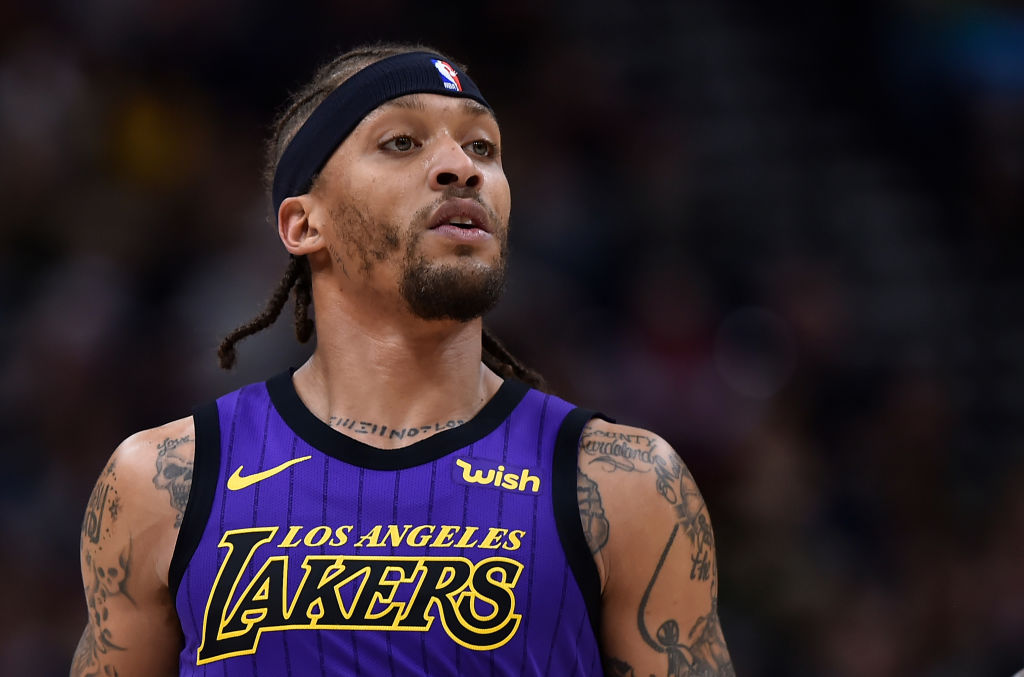 Michael Beasley of the Los Angeles Lakers