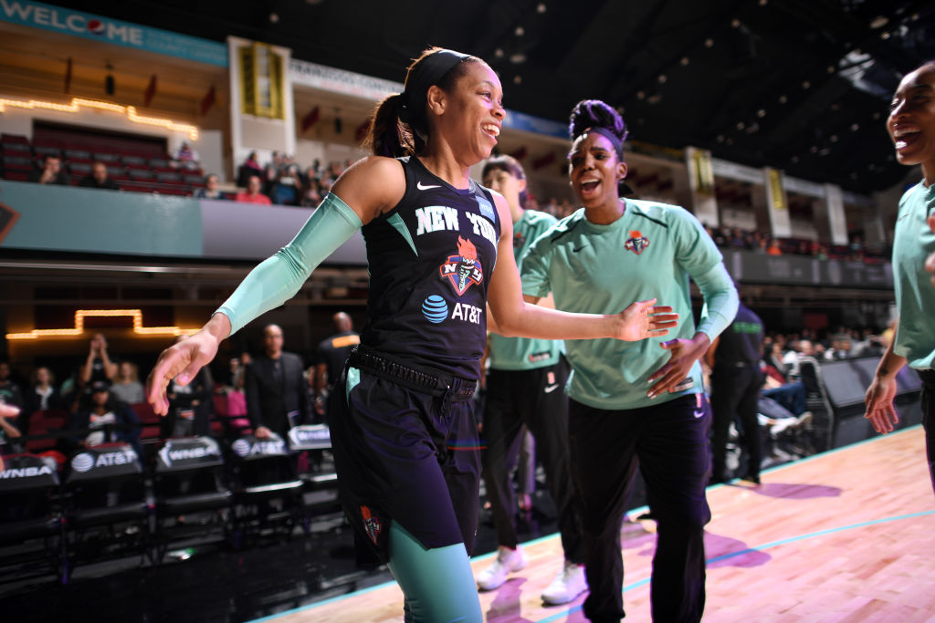 Asia Durr of the New York Liberty