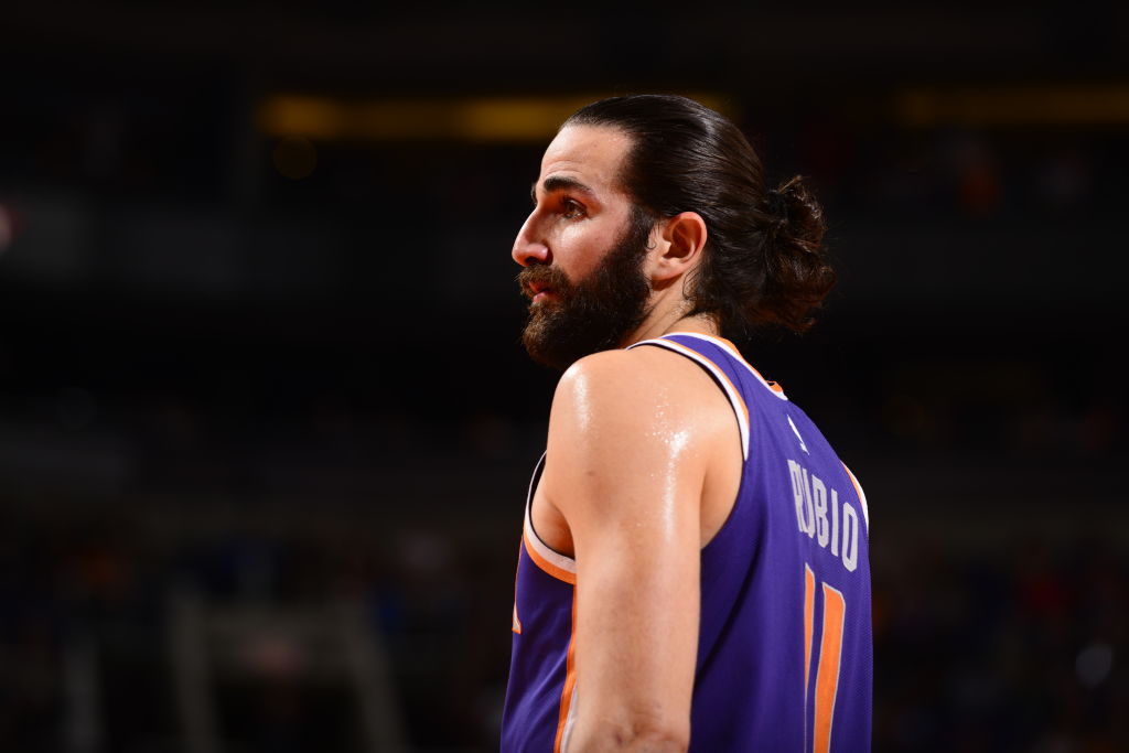 Ricky Rubio of the Phoenix Suns