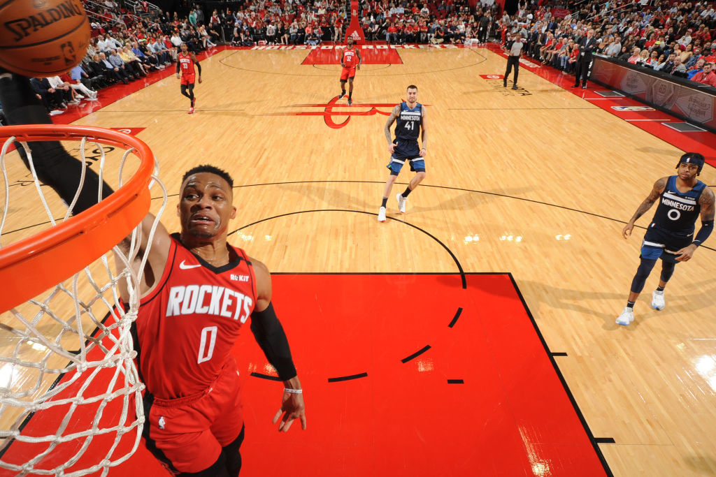 Russell Westbrook of the Houston Rockets