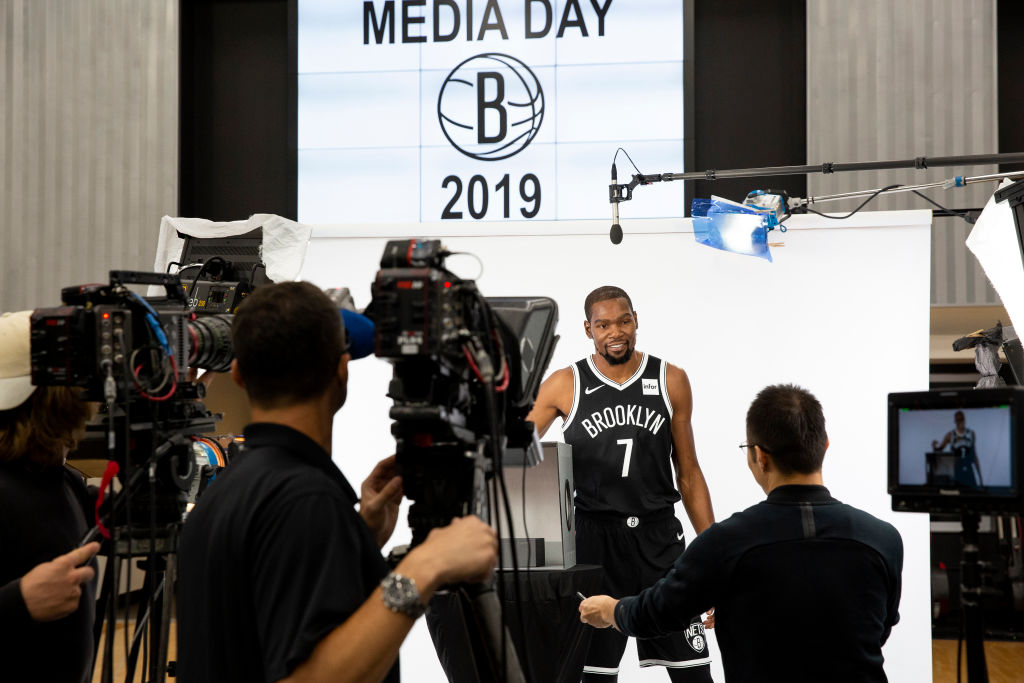 Kevin Durant of the Brooklyn Nets