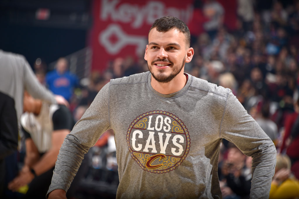 Ante Zizic of the Cleveland Cavaliers