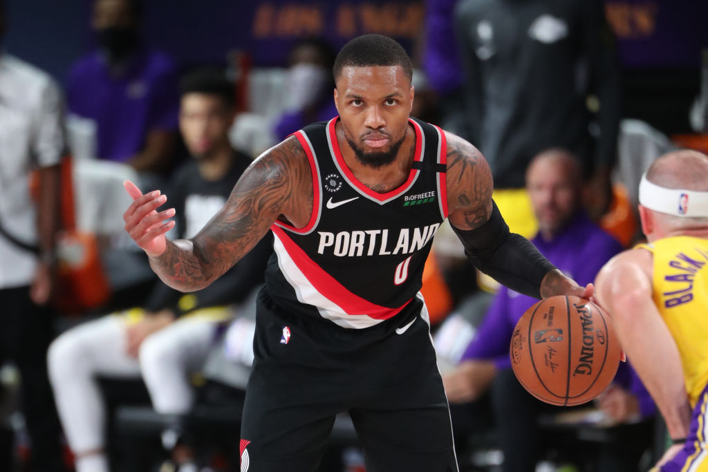 Damian Lillard of the Portland Trail Blazers