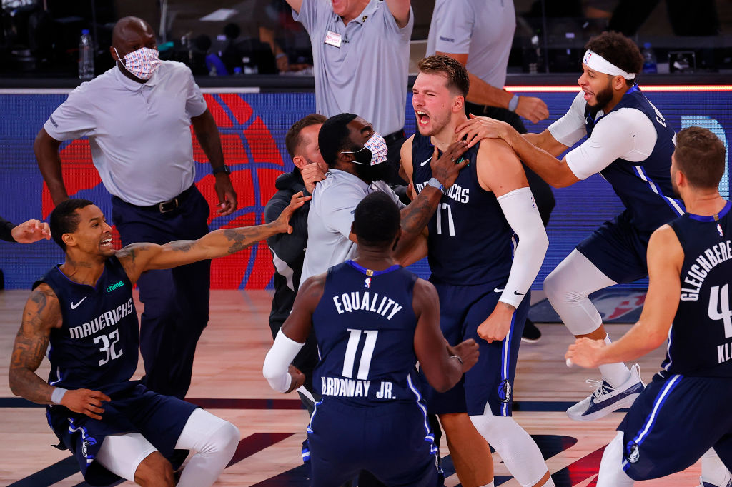 Luka Doncic of the Dallas Mavericks