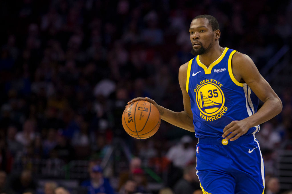 Kevin Durant of the Golden State Warriors