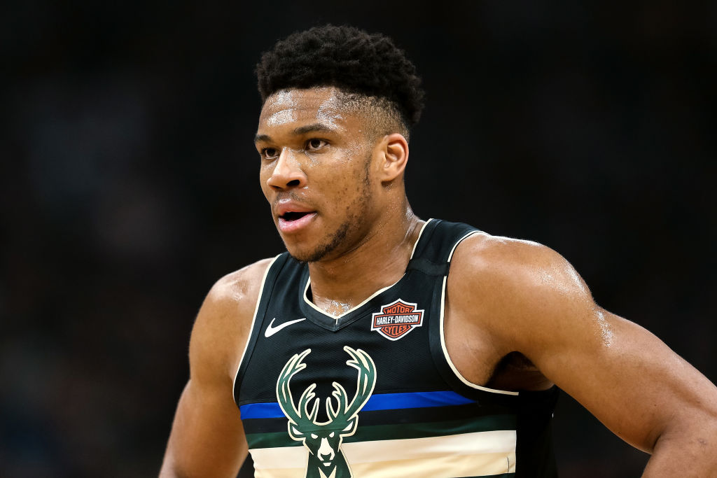 Giannis Antetokounmpo of the Milwaukee Bucks