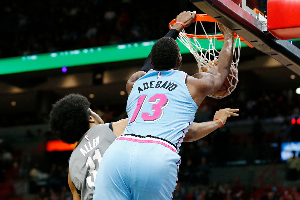 Bam Adebayo of the Miami Heat