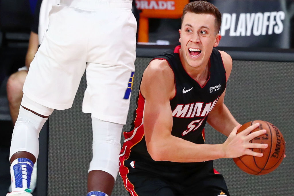 Duncan Robinson of the Miami Heat