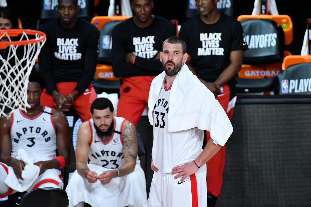 Marc Gasol of the Toronto Raptors