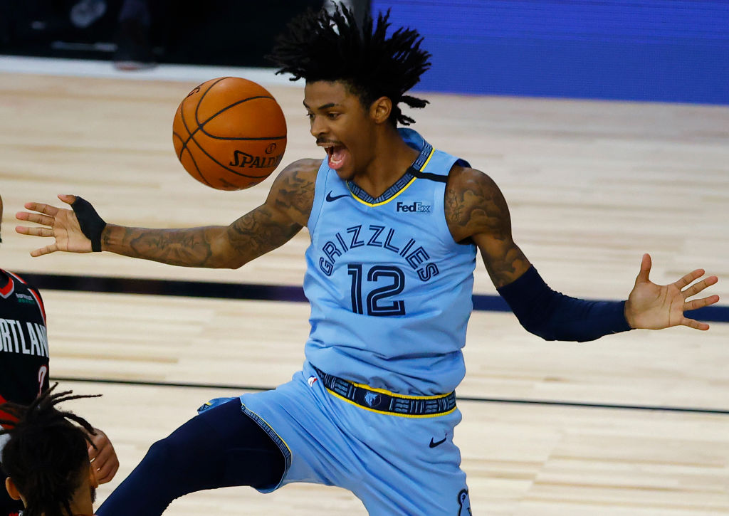 Ja Morant of the Memphis Grizzlies