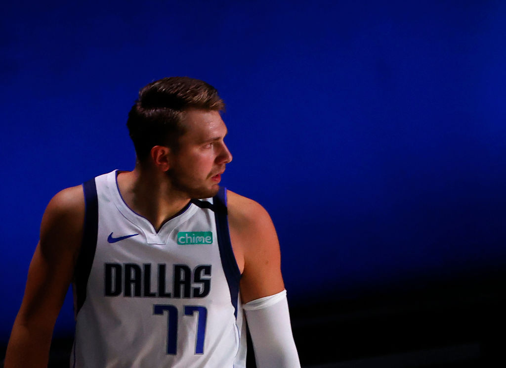 Luka Doncic of the Dallas Mavericks