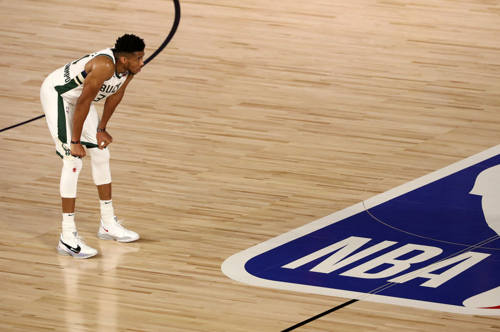 Giannis Antetokounmpo of the Milwaukee Bucks
