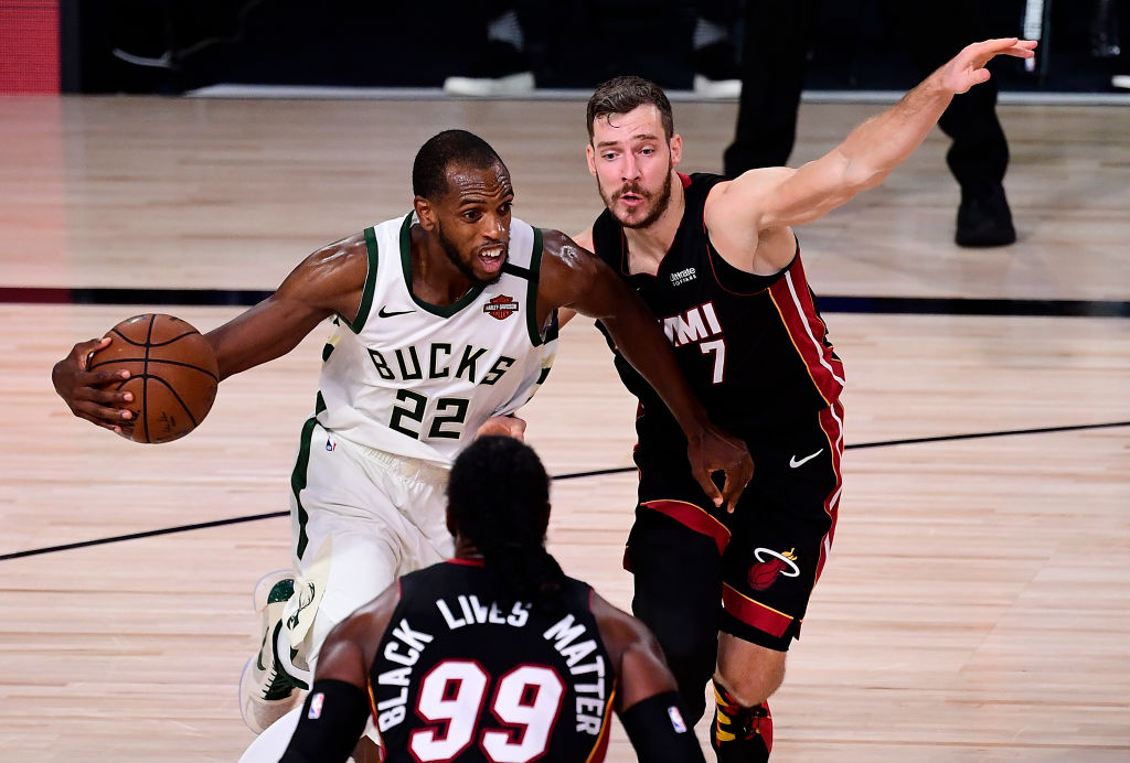 Khris Middleton of the Milwaukee Bucks