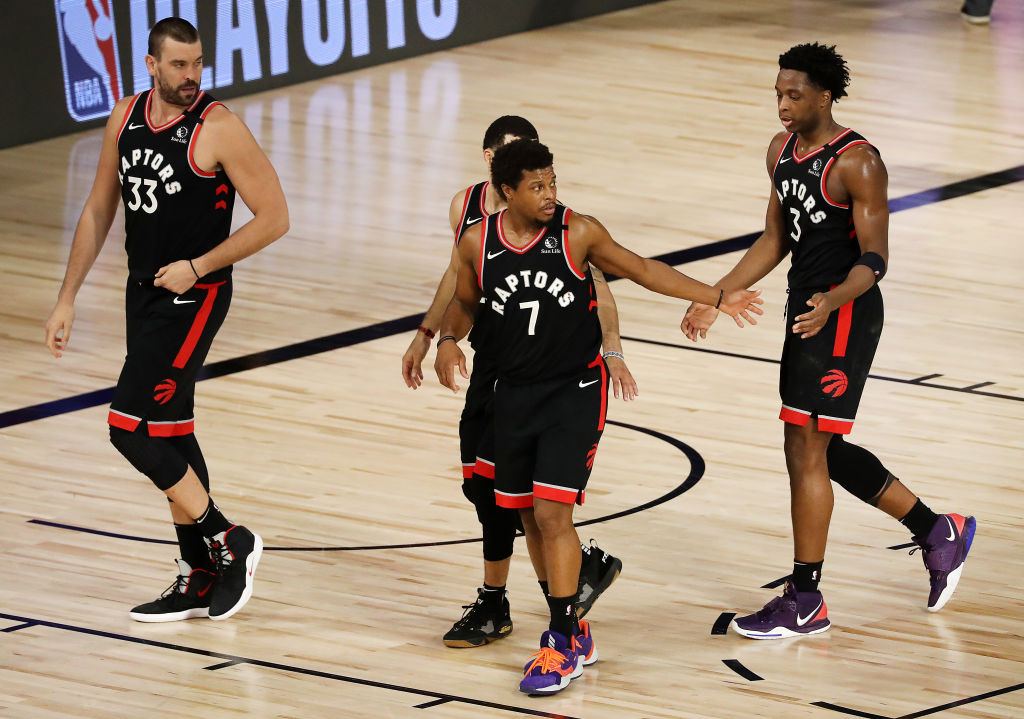 Kyle Lowry of the Toronto Raptors