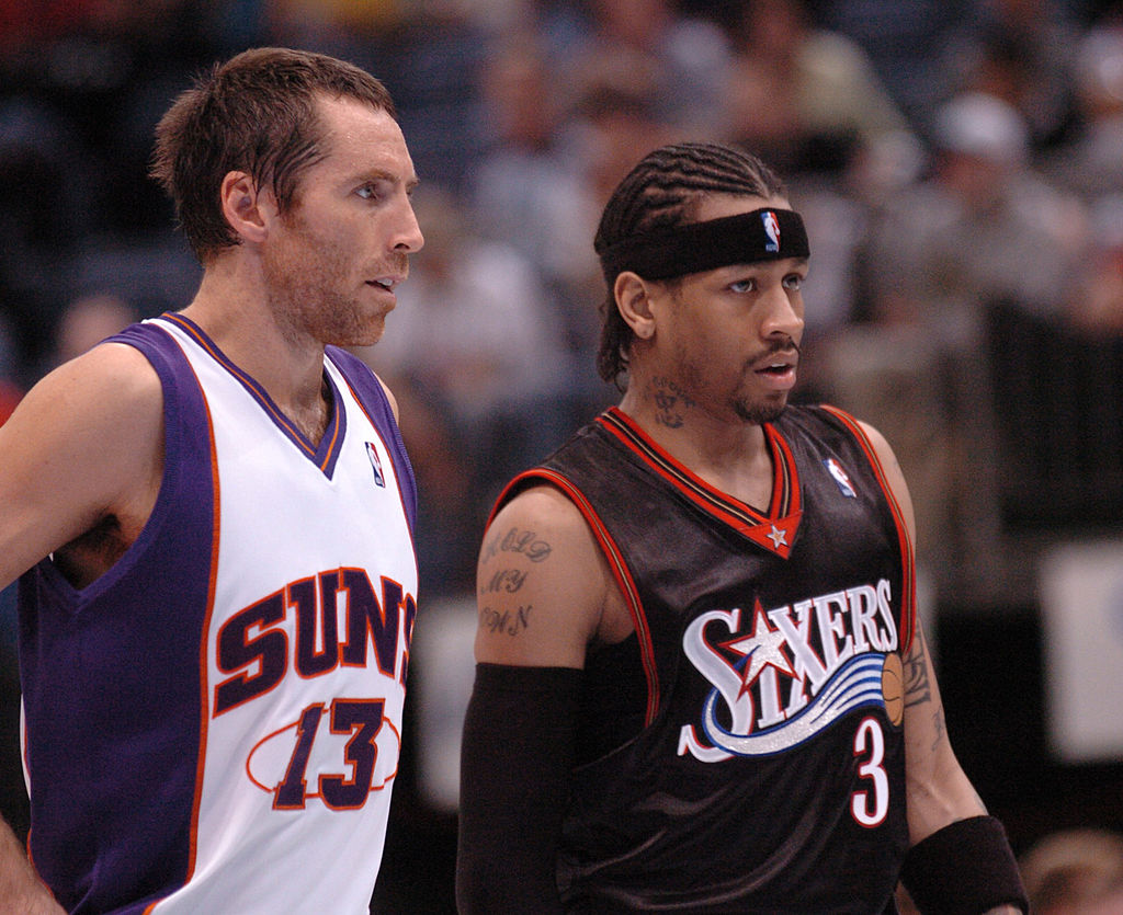 Steve Nash of the Phoenix Suns, Allen Iverson of the Philadelphia 76ers