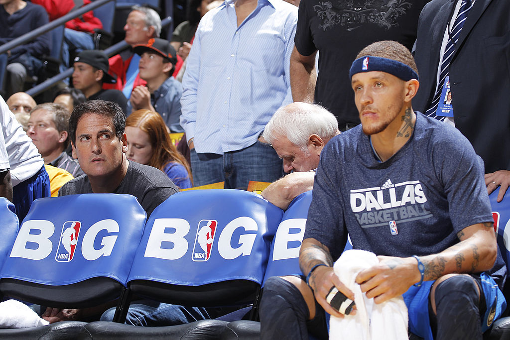 Delonte West of the Dallas Mavericks