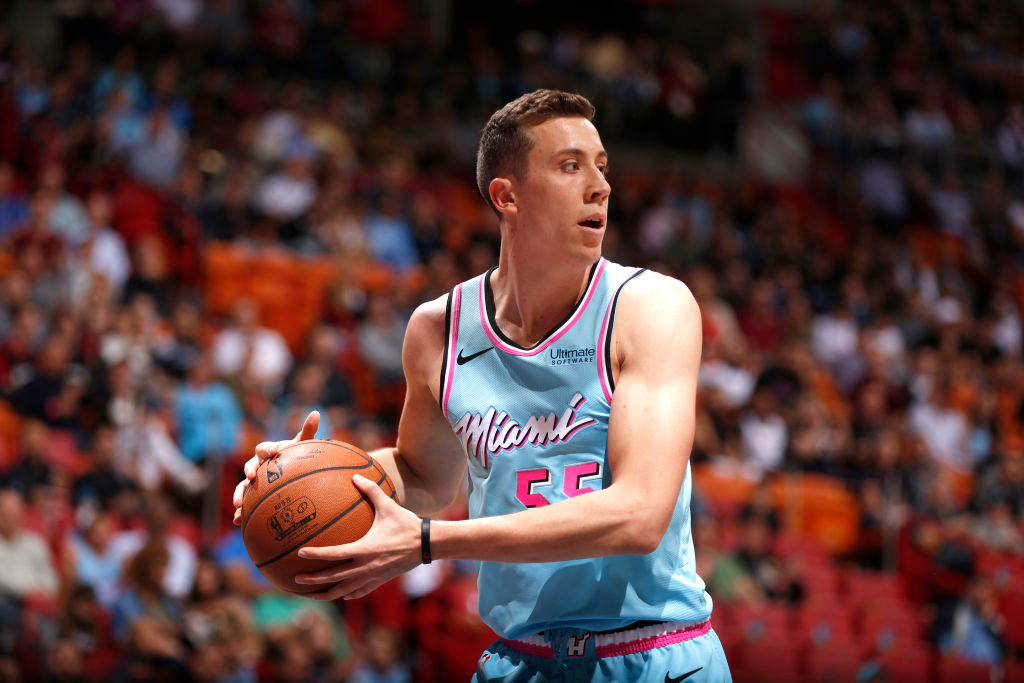 Duncan Robinson of the Miami Heat