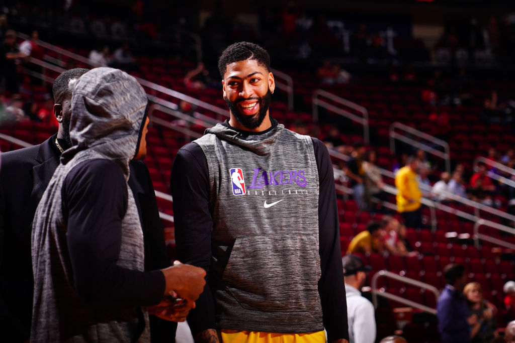 Anthony Davis of the Los Angeles Lakers