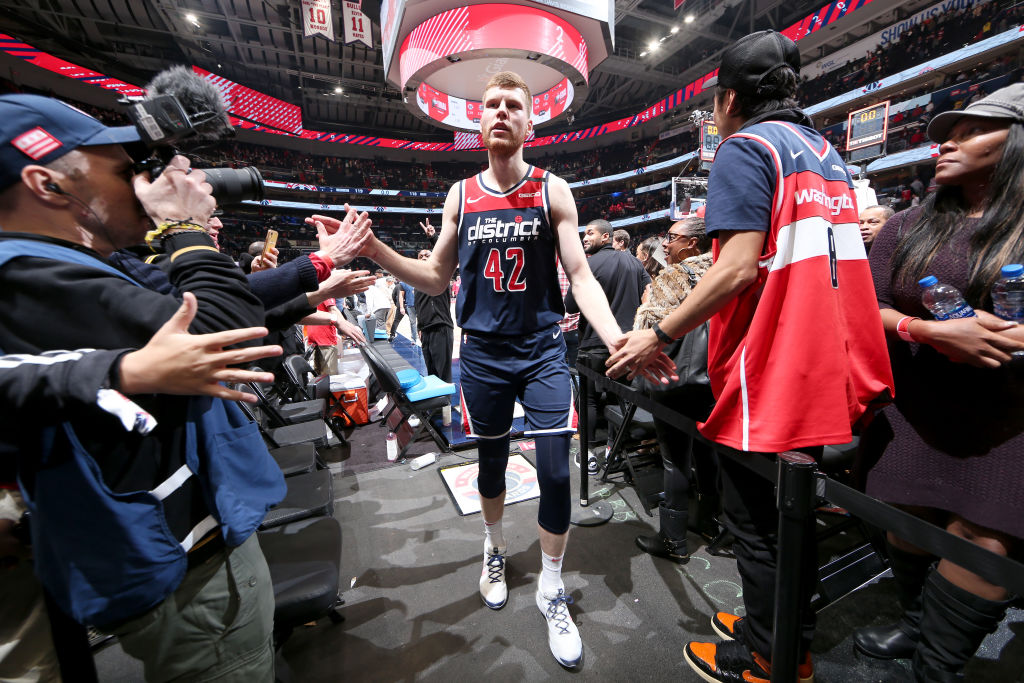 Davis Bertans of the Washington Wizards