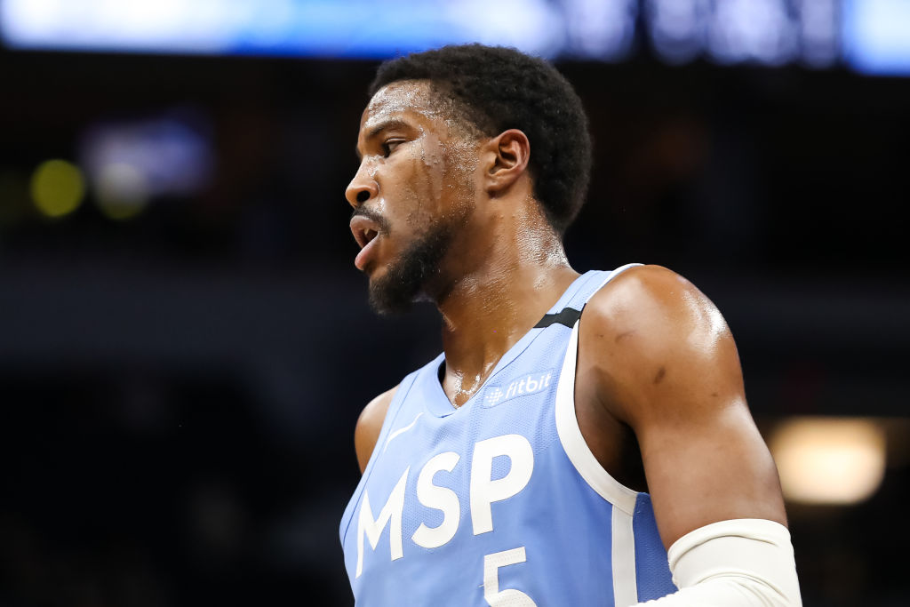 Malik Beasley of the Minnesota Timberwolves