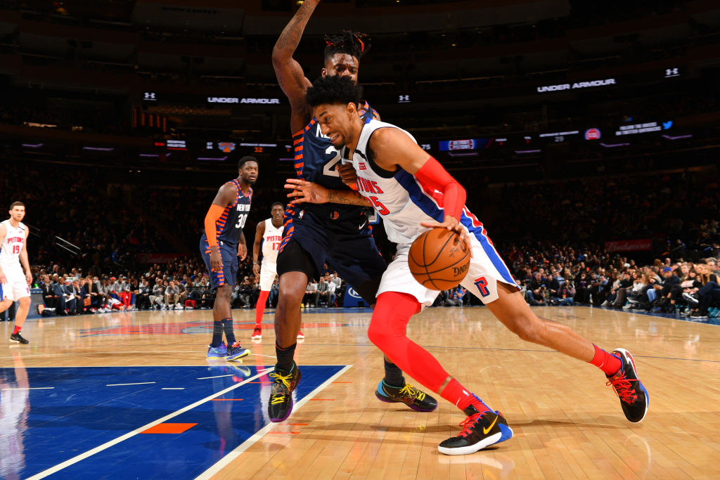 Christian Wood of the Detroit Pistons