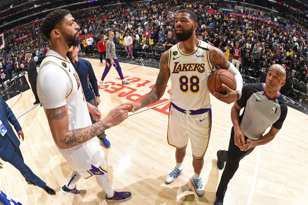 Anthony Davis of the Los Angeles Lakers