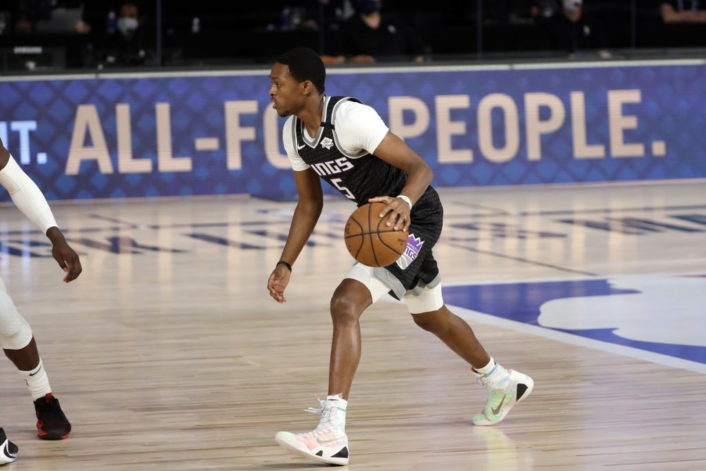 De'Aaron Fox of the Sacramento Kings