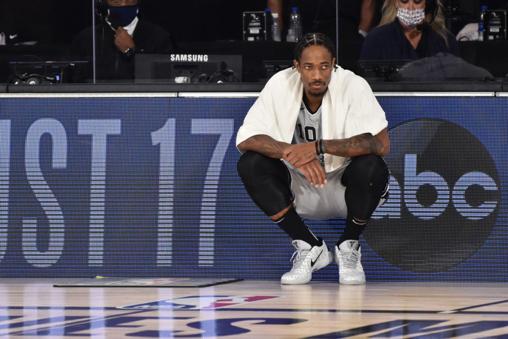 DeMar DeRozan of the San Antonio Spurs